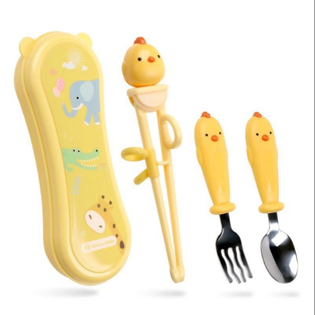 Bộ thìa, dĩa, đũa tập ăn cho bé