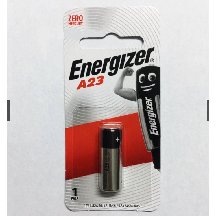 Pin A23 Energizer 12V Alkaline (Pin Béo) Dùng Cho Điều Khiển Cửa Cuốn, Chuông Cửa, Quạt Trần.. Hàng Chính Hãng Vỉ 1 Viên