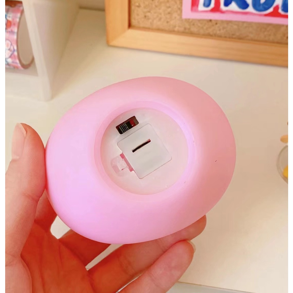 [Cois N] Đèn Ngủ Hình Trái Tim Hoạt Hình Dễ Thương Sáng Tạo Làm Quà Tặng Sinh Nhật Trang Trí Không Khí Cho Học Sinh