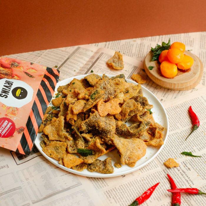 Da cá hồi trứng muối IRVINS - Salted Egg Salmon Skin