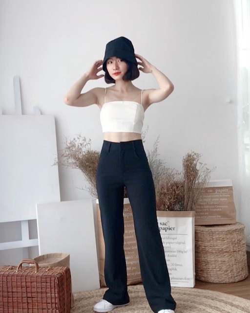 Áo Croptop sẵn mút ngực