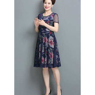 Váy lưới trung niên cho mẹ
