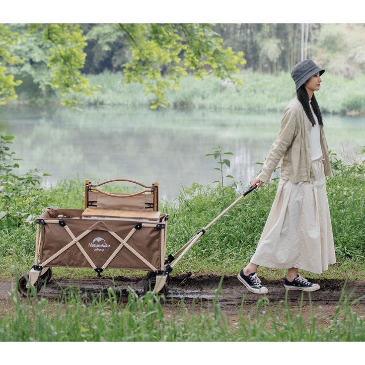 Xe đẩy gấp gọn 90L Naturehike NH19PJ001 chính hãng