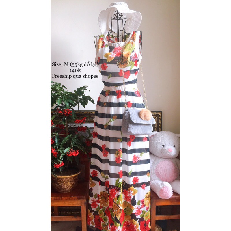 Đầm Maxi Hoa xinh xắn cho Nàng Thơ | BigBuy360 - bigbuy360.vn