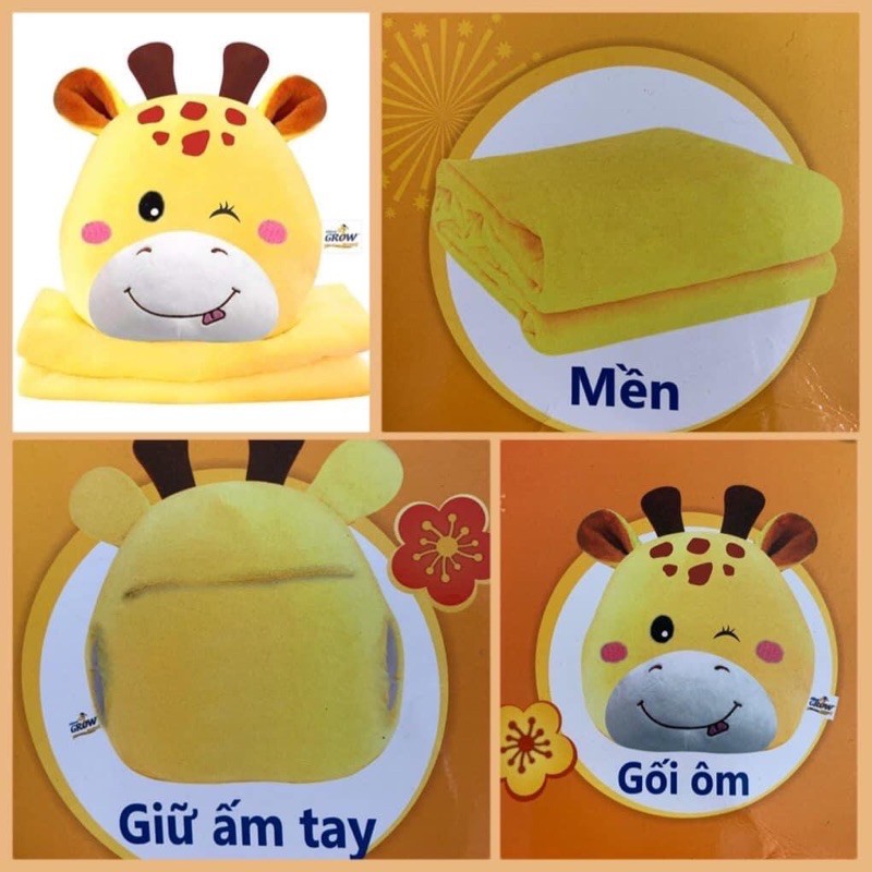 Bộ mềm gối grow cho bé ( loại 3 trong 1)