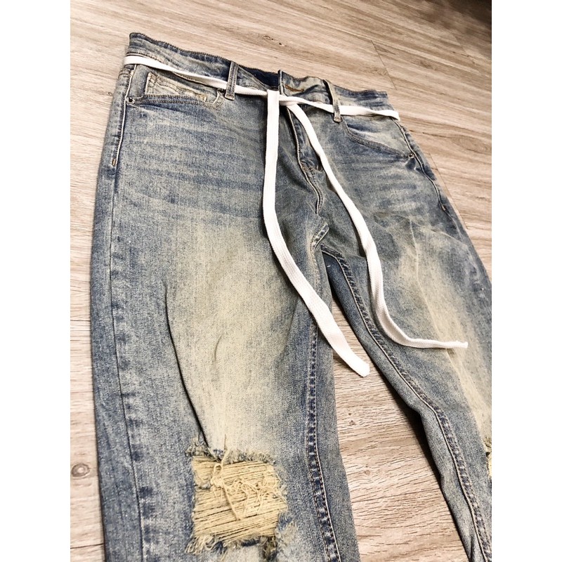 Quần Jeans Nam Rách Gối Màu Đẹp Chất Co Dãn Cực Xịn, Form Dáng Chuẩn, Dễ Phối Đồ