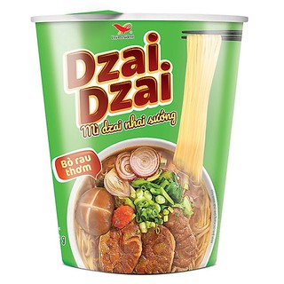 Mì ly dzai dzai bò rau thơm 62g x 24 ly