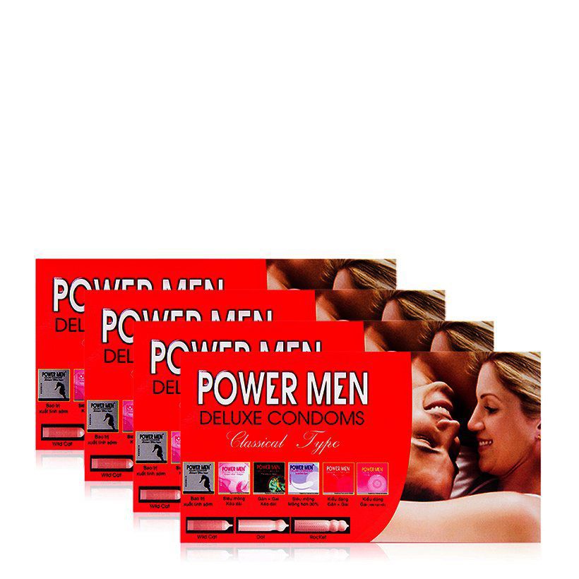 Bao Cao Su POWER MEN Gia Đình Hộp 12 Chiếc