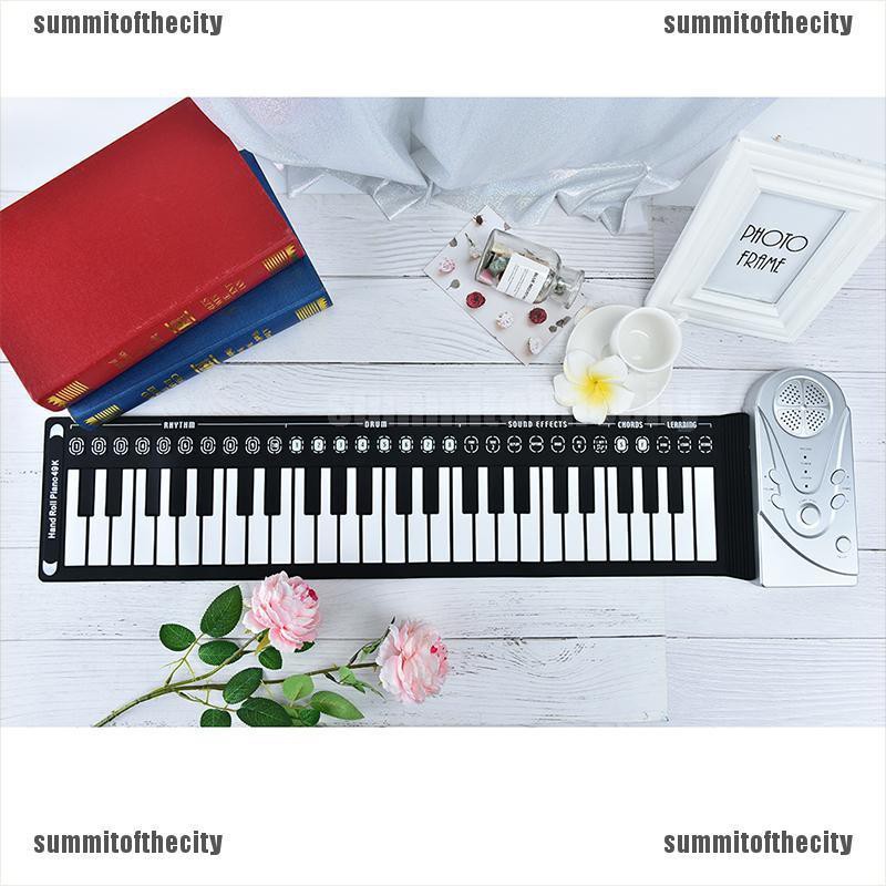 TRANG portable 49 keys roll-up piano usb keyboard conctroller hand electronic piano VN
