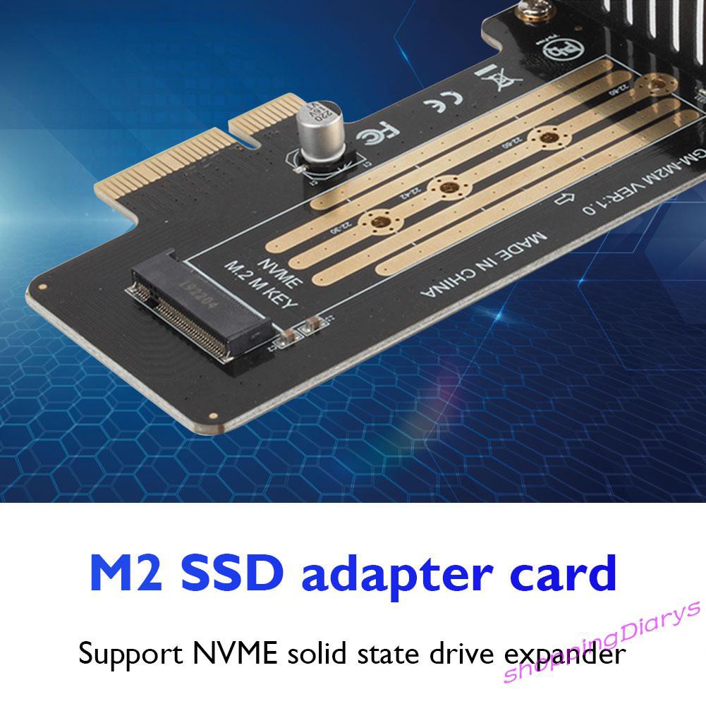 ✤Giày Thể Thao Thiết Kế Năng Động Trẻ Trung Hợp Thời Trang✤ Adapter Chuyển Đổi M.2 PCIe SSD M2 NGFF NVMe M Key Sang PCI-E 3.0 X4 | BigBuy360 - bigbuy360.vn