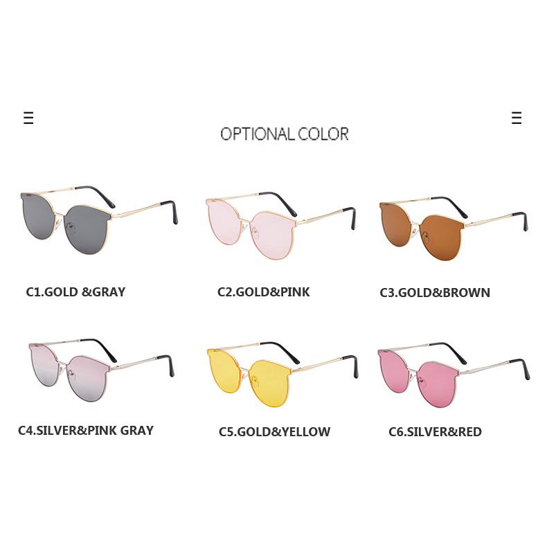 Kính râm kiểu mắt mèo màu gradient