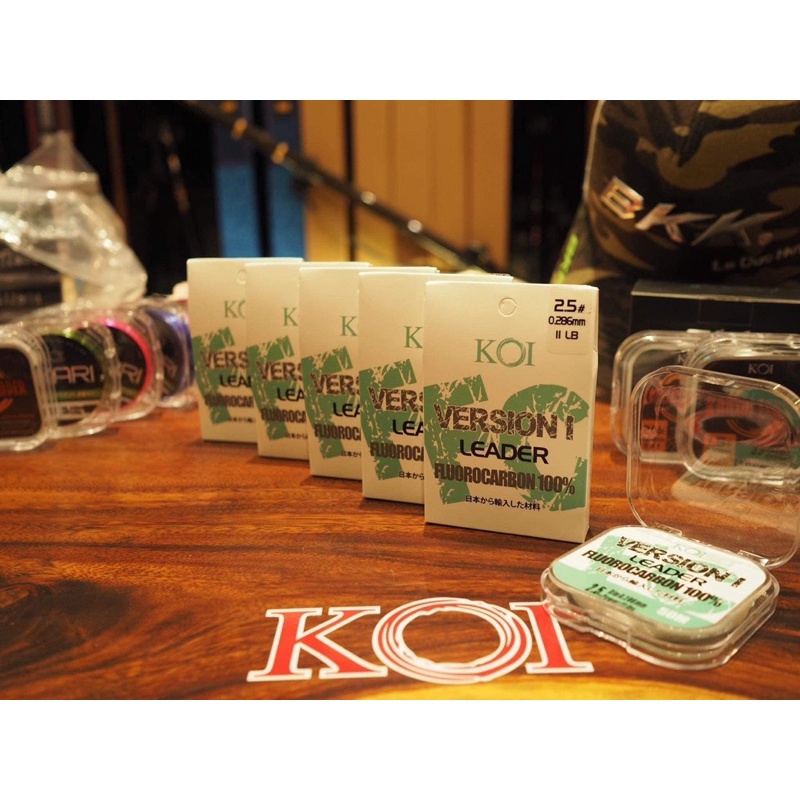 Cước Koi làm thẻo, leader chống sốc chất liệu Flurocacbon chính hãng