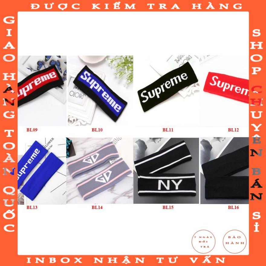 Băng đô thể thao Headband len bản lớn co giãn tập yoga gym hiphop cho cả nam và nữ thấm hút mồ hôi tốt bnguyen