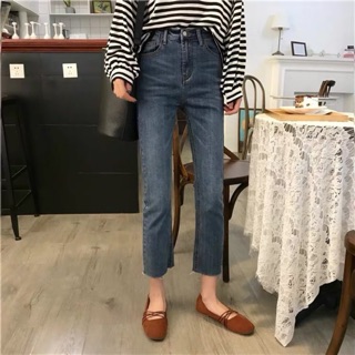 ORDER Quần Kakhi Jeans/ Quần Jeans rách tua ống loe