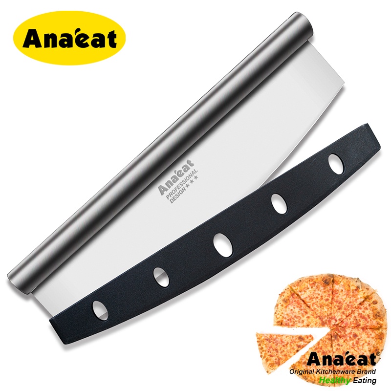 Dụng cụ cắt bánh pizza ANAEAT làm từ thép không gỉ sắc bén