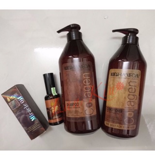 Combo Bộ Dầu Gội Xả Haneda Collagen phục hồi tóc 785ml x 2 và