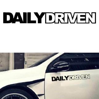 Decal dán trang trí " Daily Driven " cho xe hơi