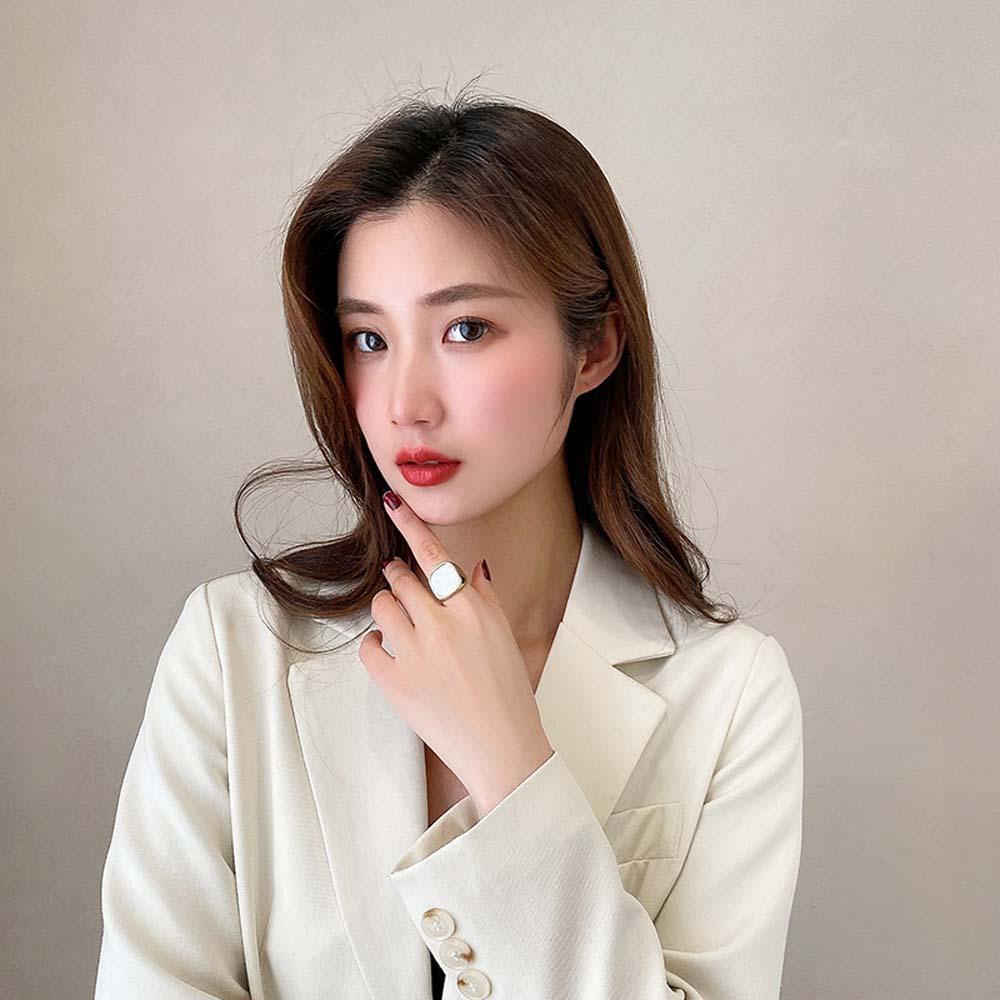 Nhẫn Thời Trang Kiểu Hình Học Đơn Giản Cho Nữ