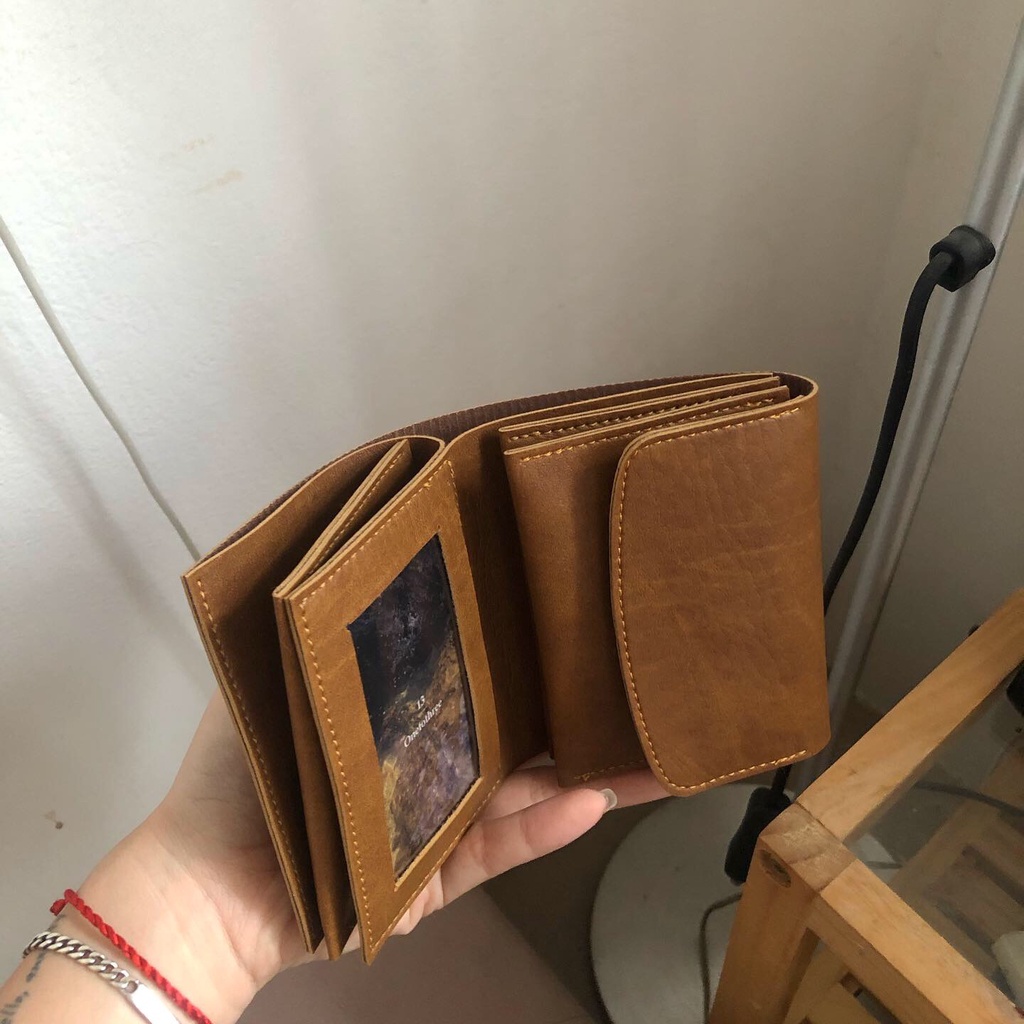 Ví da nữ Handmade Boxx Wallet Onetothree