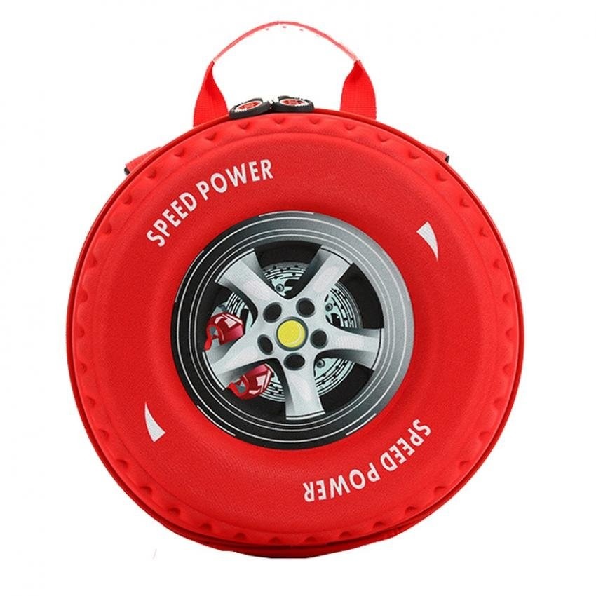 Ba lô hình bánh xe 3d cho bé