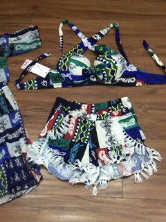 Set Bikini đi biển 4 món