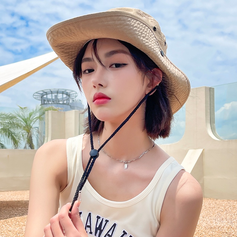 Nón Tai Bèo Che Nắng Kiểu Cao Bồi Phương Tây Thời Trang Mùa Hè Cho Nam Và Nữ