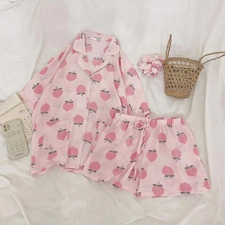 Bộ Ngủ Pijama Hoạt Hình Ullazang Siêu Xinh Bộ Ngủ