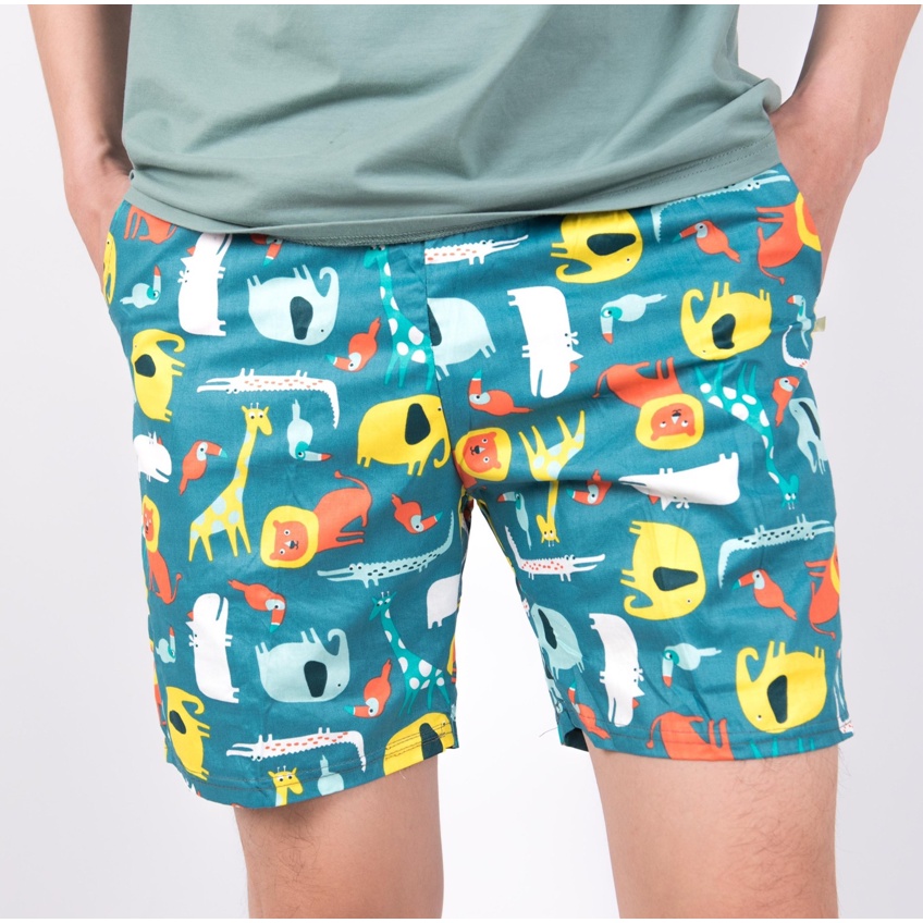 Quần đùi nam, quần short họa tiết hoạt hình dễ thương, đồng phục đội nhóm cho cả nam và nữ,đi biển, đi chơi nổi bật.