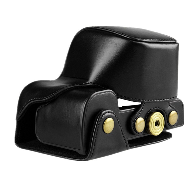 Túi Da Pu Đựng Máy Ảnh Sony A6400 A6300 A6100 A6000 Với 16-50mm