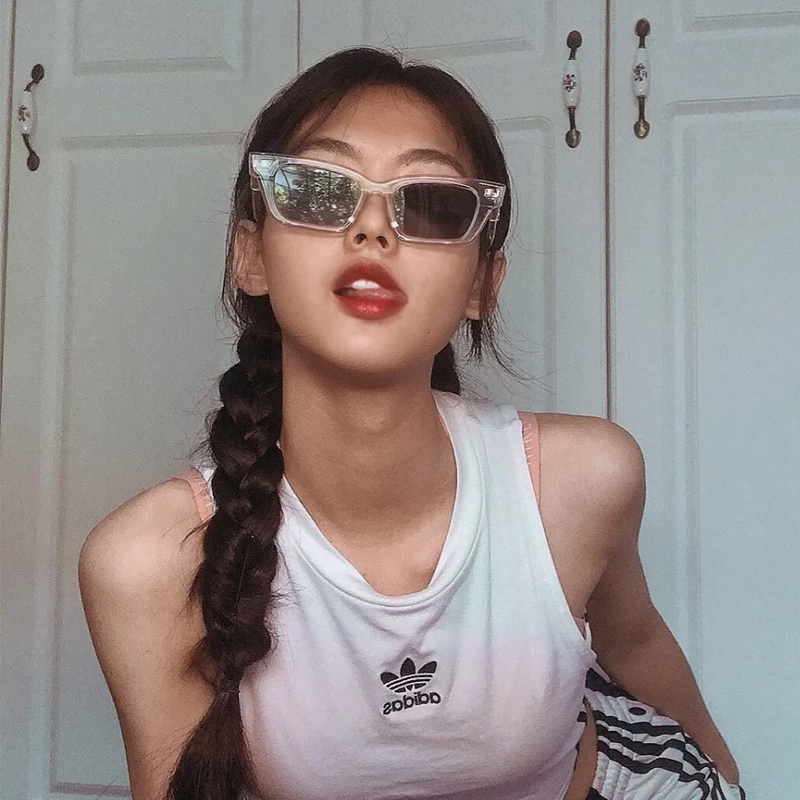 Kính Mát Chống Tia uv400 Màu Đen Cho Nữ