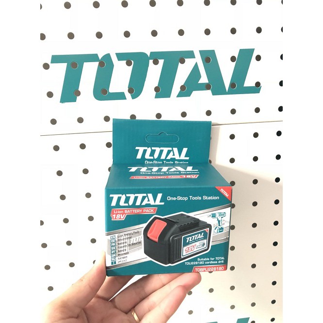 18V PIN LI-ON TOTAL TOBPLI228180 PHÙ HỢP MÁY KHOAN TDLI228180