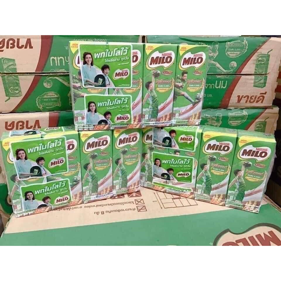 [Nội Địa Thái] Sỉ Thùng 48 hộp sữa Milo Thái Lan x 180ml date mới