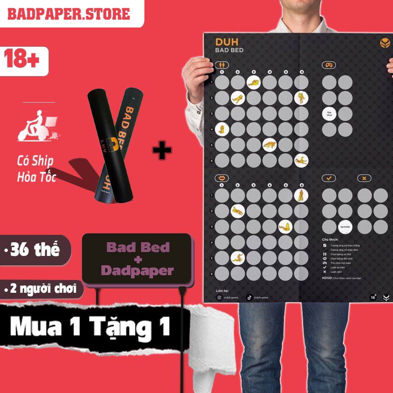 Game Bad Bed duh 18 hà nội nâng tầm cảm xúc make love cuộc yêu hót nhất dành cho các cặp đôi yêu nhau bad bed[che tên]