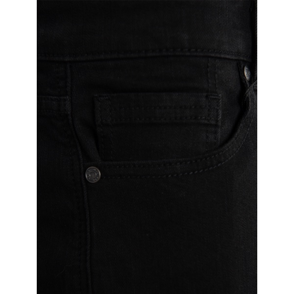 Quần jean nam hàng hiệu Owen QJRL220283 dáng regular fit ống đứng Màu Đen Trơn Vải Denim Cotton cao cấp bền đàn hồi tốt