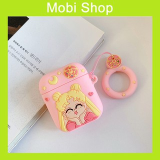 Airpods case 1/2 Thuỷ thủ mặt trăng - Case Đựng Tai Nghe không dây i11, i12, i13