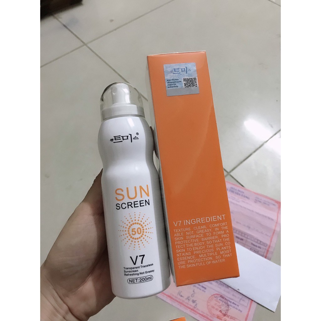 [ CHÍNH HÃNG] Kem chống nắng V7 Sun Screen CHÍNH HÃNG