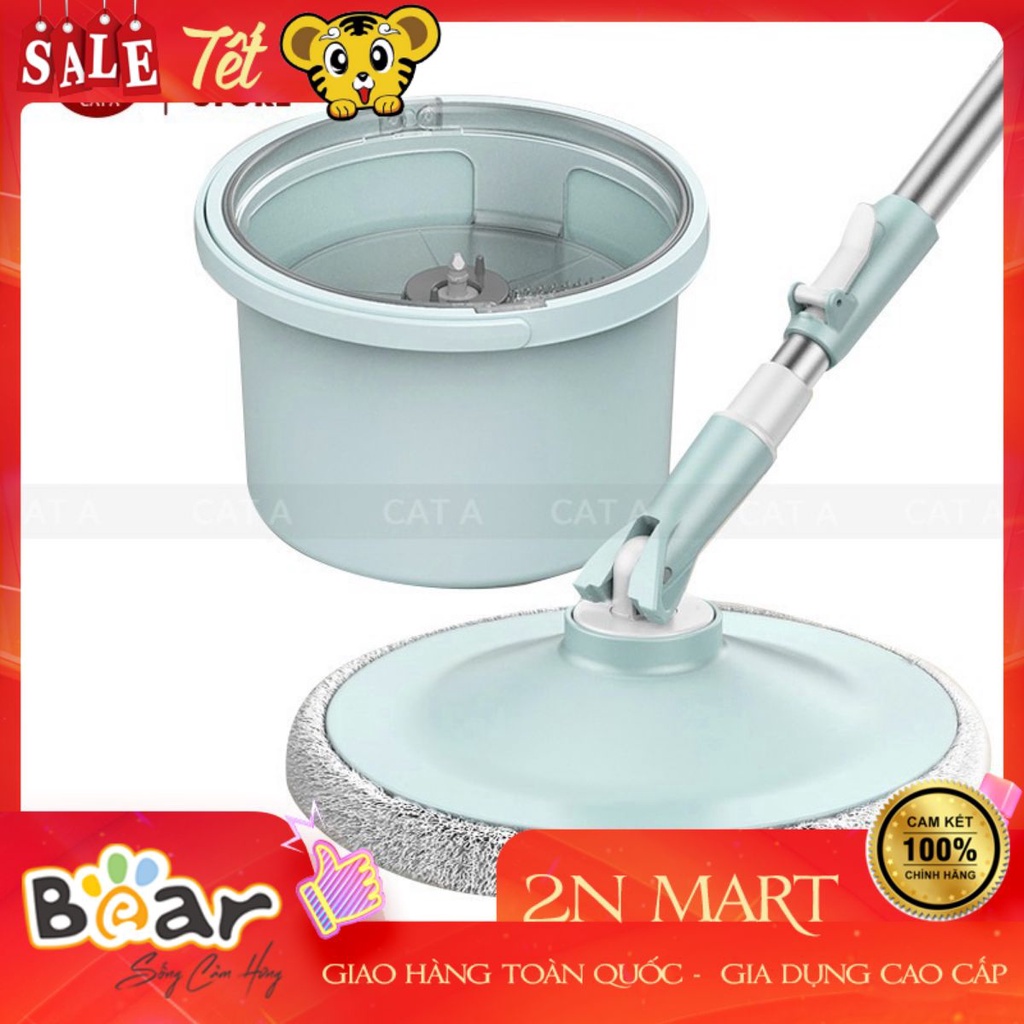 Chổi lau nhà thông minh tự vắt xoay 360 độ - Sạch gấp 3 lần chổi thường, lau dọn tiện lợi !