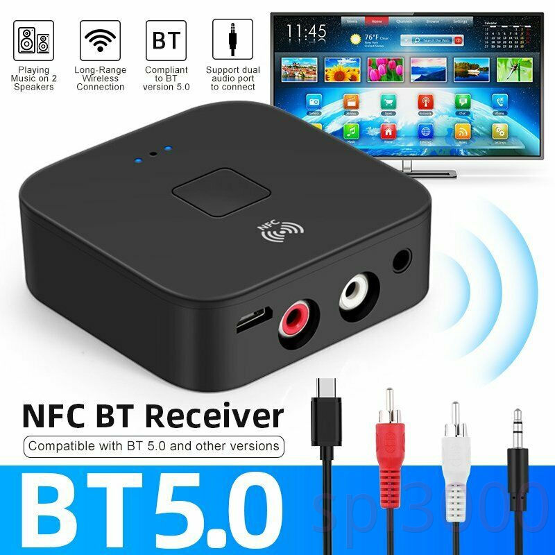 NFC Car Bluetooth Receiver Wireless Bluetooth Audio Adapter Music Receiving Device
