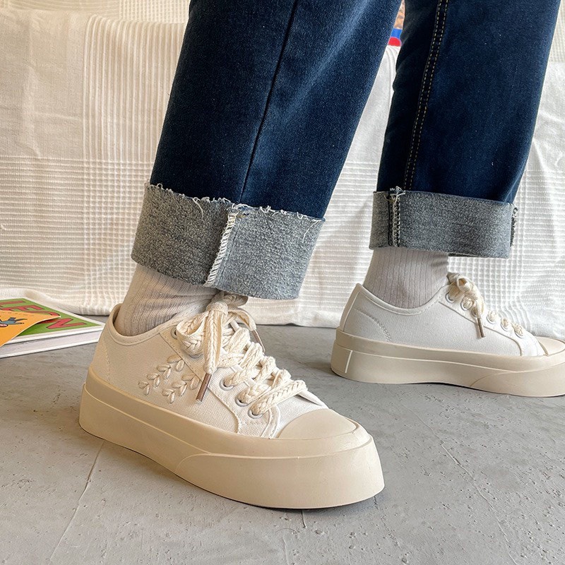 (VIDEO) Giày nữ thể thao độn đế GIN phối màu cực sang