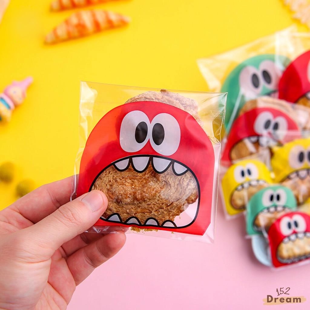 Set 100 Túi 7x7cm ⭐Loại 1⭐ Đựng Bánh Kẹo Hình Dễ Thương