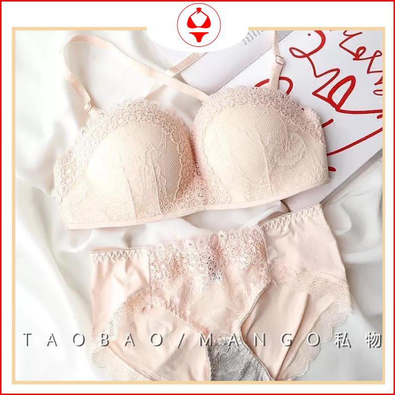 BỘ ĐỒ LÓT 🔥CÓ MÃ GIẢM GIÁ + FEESHIP 🔥set nội y quả ngang cao cấp ,đệm 3 siêu nâng ngực v345 | BigBuy360 - bigbuy360.vn
