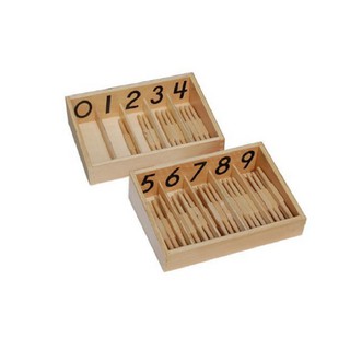 Hộp 45 con quay montessori