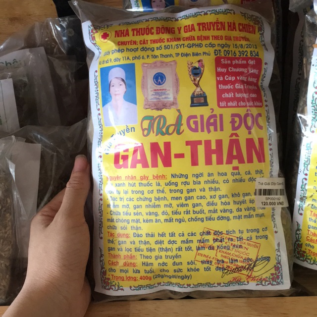 Trà giải độc gan thận