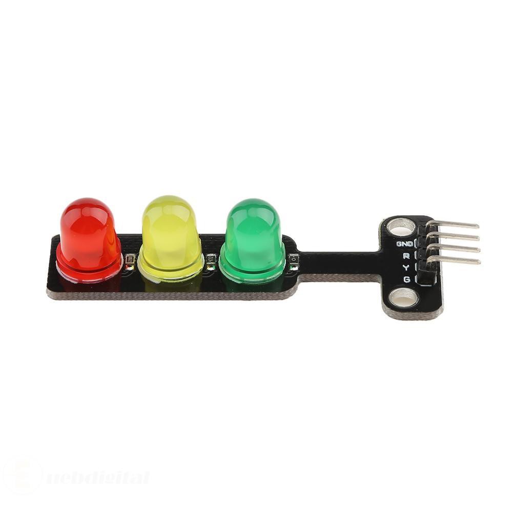 5V Mini Traffic Light Red Yellow Green 5mm LED Display Module for Arduino