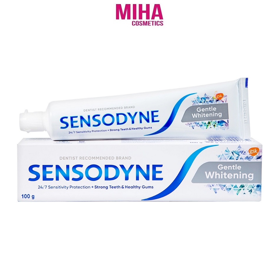 Kem Đánh Răng Nhạy Cảm Sensodyne Gentle Whitening Làm Trắng Răng 100g