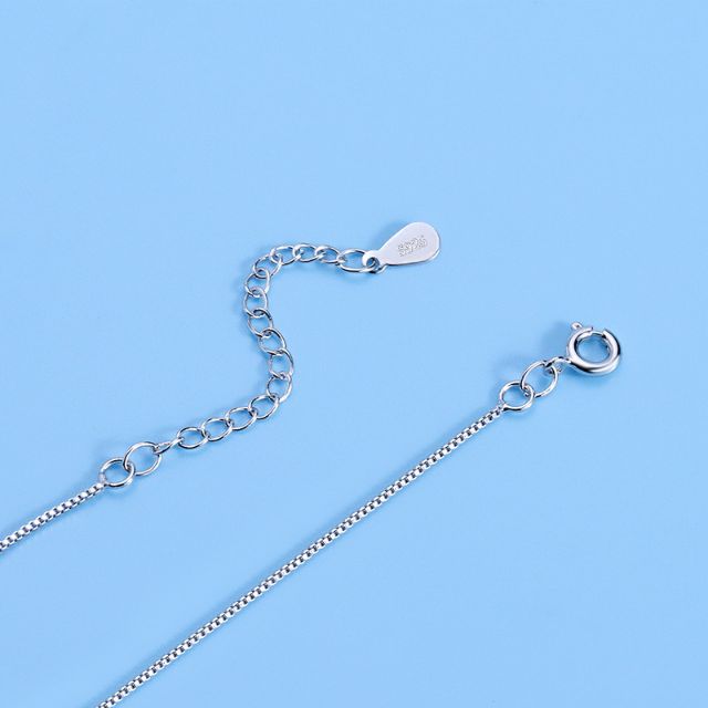 Vòng cổ phủ bạc s925 mặt trái tim