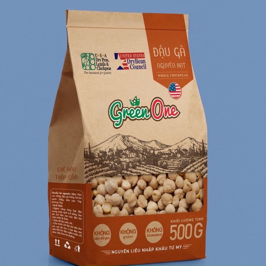 Đậu Gà nguyên hạt 500g được nhập khẩu từ Mỹ