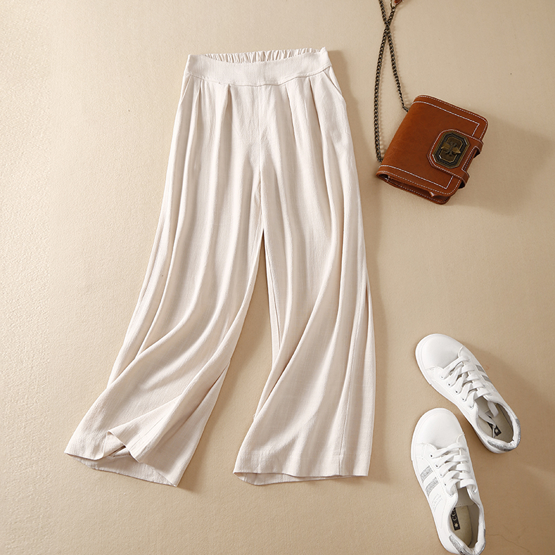 Quần Cotton Lanh Ống Rộng Thời Trang 2020 | BigBuy360 - bigbuy360.vn