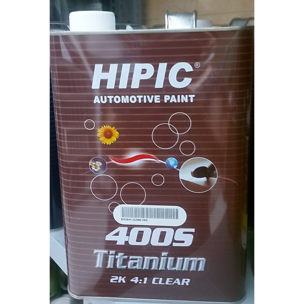 Sơn bóng 2K Hipic 400S Bóng 4 lít Cứng 1 lít