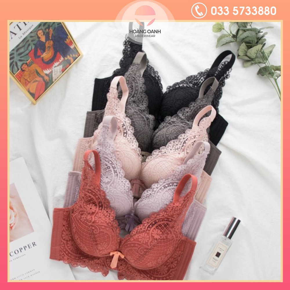 Set đồ lót Hoàng Oanh Underwear. bộ nội y ren mềm nâng ngực không gọng mã cn35 | BigBuy360 - bigbuy360.vn